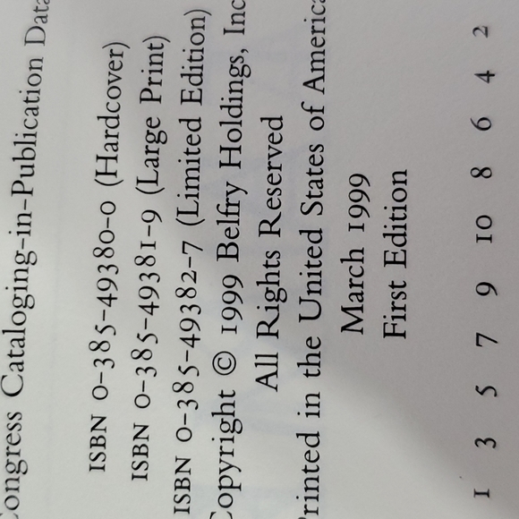 2 first edition John Grisham novels. The Testament is signed. - Picture 5 of 6